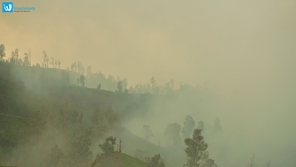 pemandangan kawah ijen