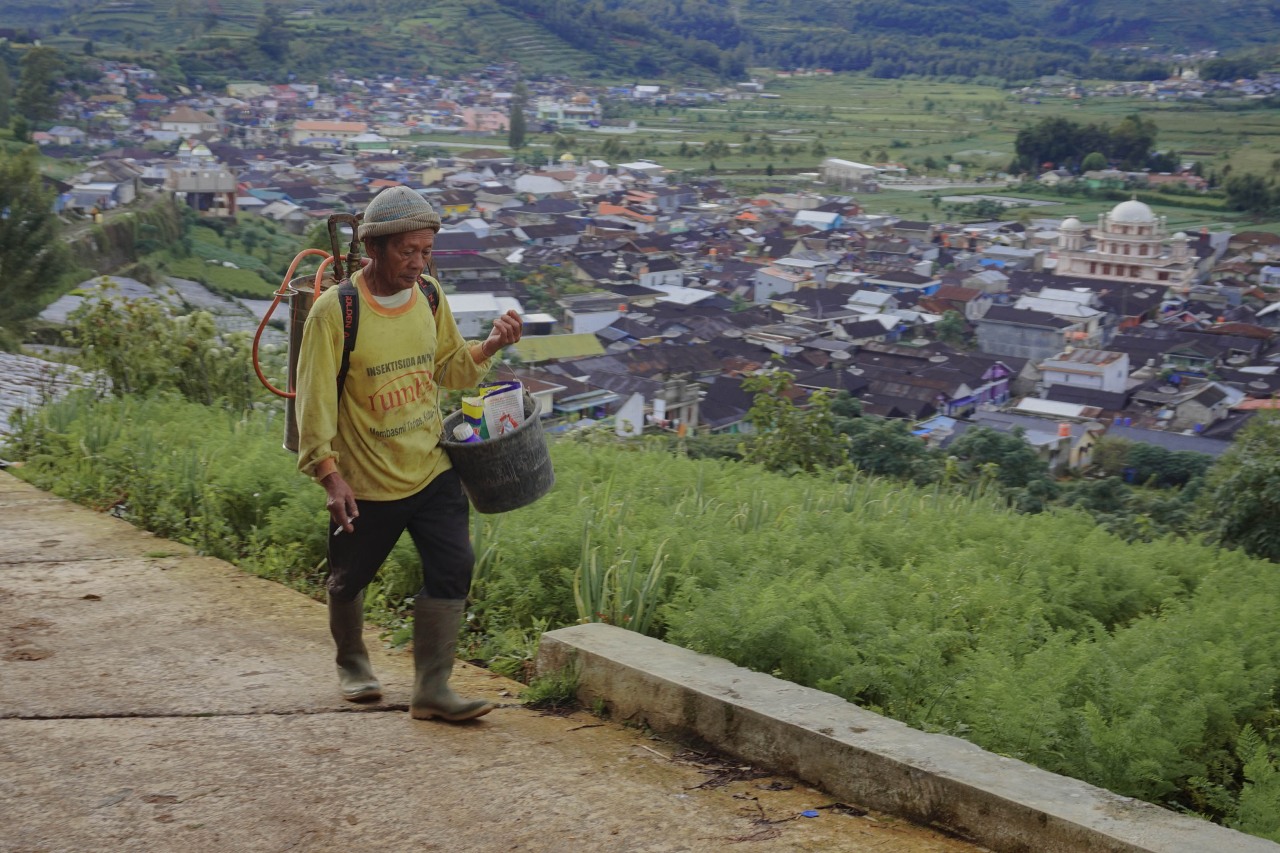 Keindahan Tanah Para Dewa dari Bukit Scotter, Dieng